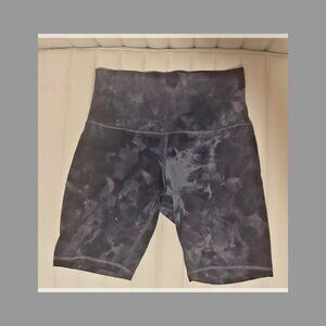 Lululemon Align High-Rise Short 8" Diamond Dye Graphite Grey Size 6